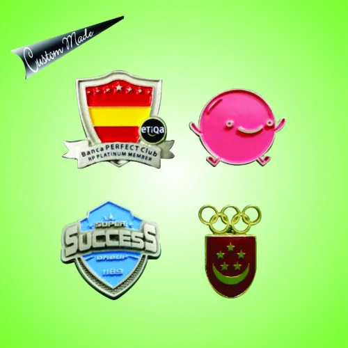 Collar Pin - Special Die Cut With Soft Enamel Color Fill