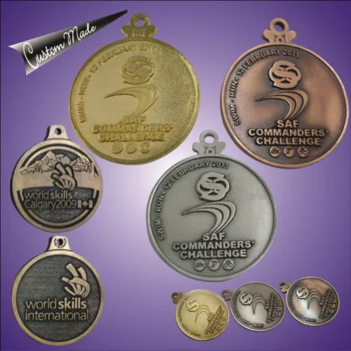 Customised 3D Casting Medal With Various Plated Finishing