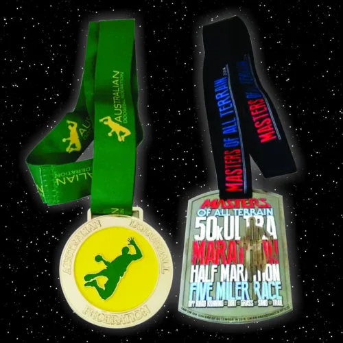 Customised Casting Medal With Soft Enamel Color Fill