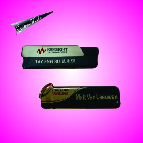 Cut Out Shape Name Tag With Epoxy